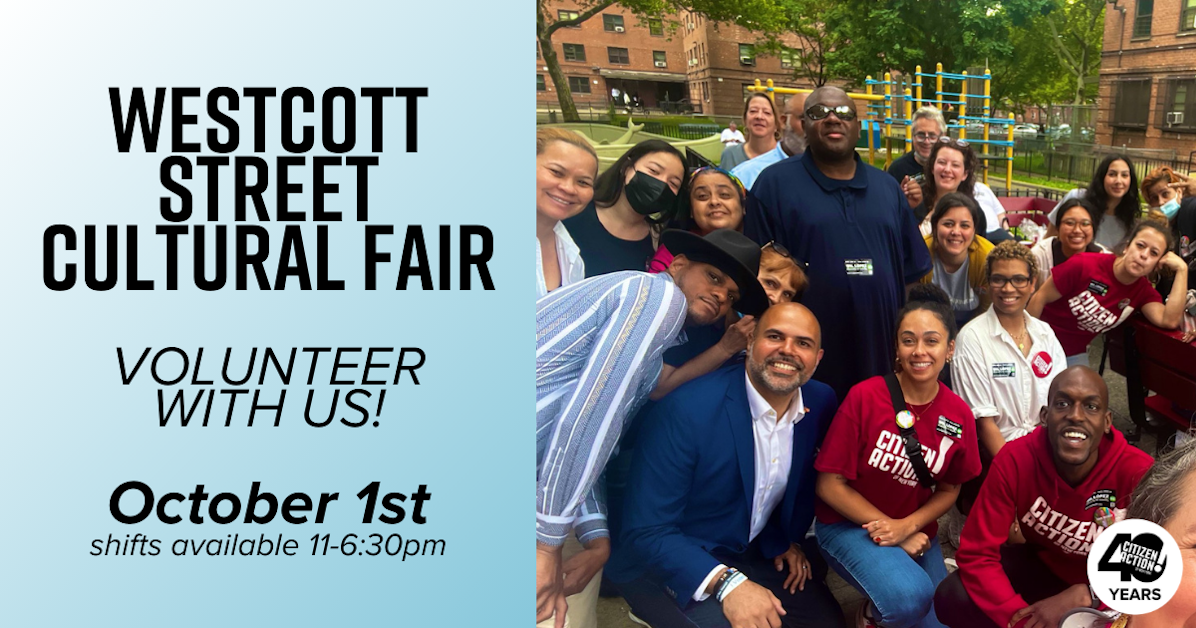 Volunteer with Citizen Action at the Westcott Street Cultural Fair